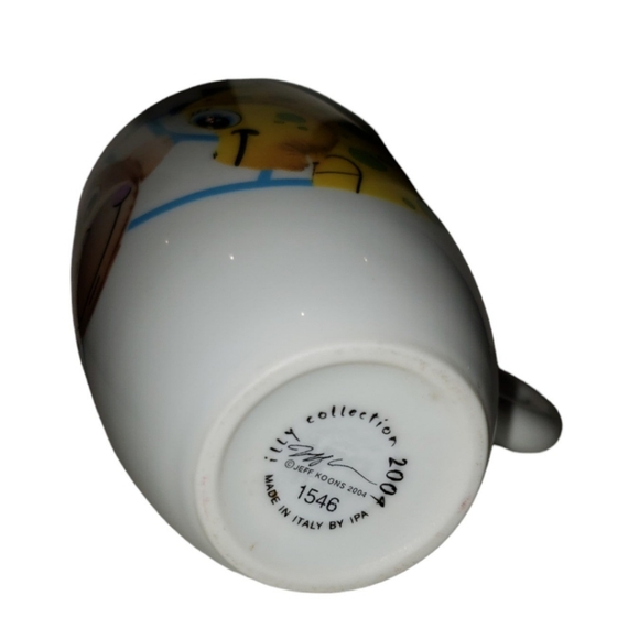 Jeff Koons Illy Collection Monkey Fish Mug Cup 1546 Collectors 2004 Hard To Find - Picture 5 of 5